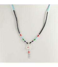 Native american liquid hot sale silver necklace